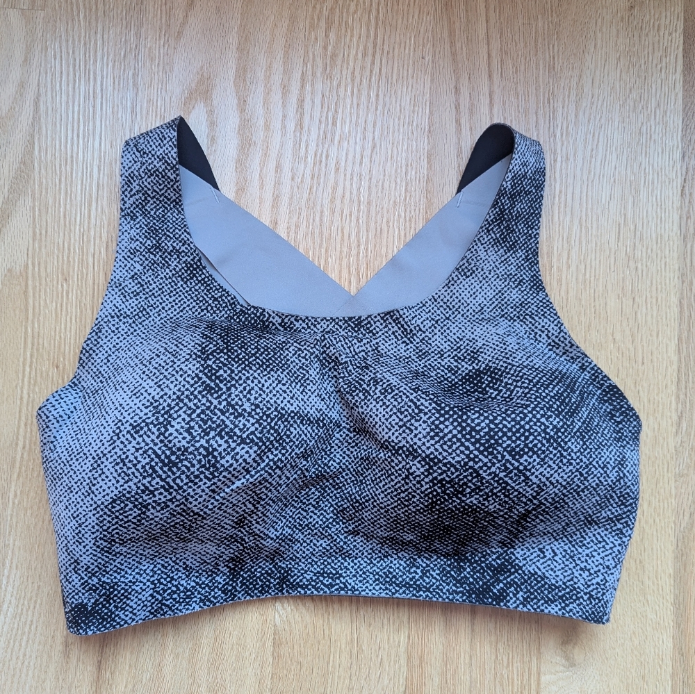 Lululemon Align Black and Gray Sports Bra 34DD